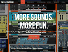 Tablet Screenshot of ewireasonsounds.com